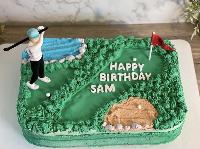 Golf Ice Cream Cake